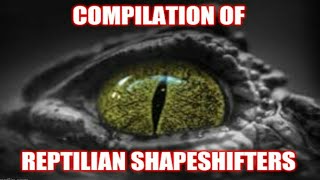 Reptilian shapeshifters compilation [upl. by Hardan866]