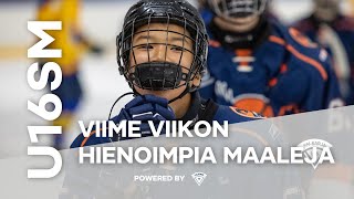 Katso video viime viikon hienoimmista maaleista U16 SMsarjassa [upl. by Annaerda520]