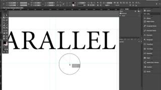 Create outlines manipulate typography in Indesign [upl. by Gnoh]