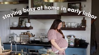 Laboring at Home Vlog  Long labor with fifth baby [upl. by Allenad]