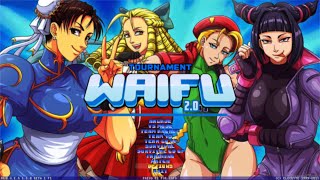 Epic Waifu Tournament in Mugen 20  Gameplay [upl. by Malva361]