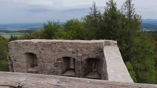 Epprechtstein  Panoramablick ins Fichtelgebirge [upl. by Fates]