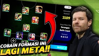 FORMASI INI LAGI META FORMASI KUSTOM YANG WAJIB DICOBA Gameplay eFootball 2024 Mobile [upl. by Kusin]