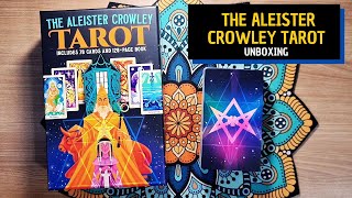 THE ALEISTER CROWLEY TAROT  Unboxing e Primeiras Impressões [upl. by Hertzog]