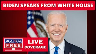 Biden Speaks LIVE from White House  Breaking News Coverage [upl. by Utir921]