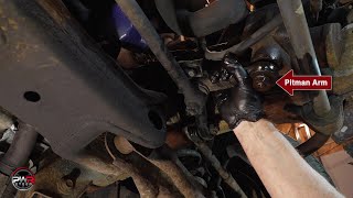 Changing Out a Power Steering Gear Box [upl. by Elbertina559]