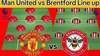 ERIK TEN HAG STAYS ✅✅  MAN UNITED VS BRENTFORD Predicted Head to Head Line up Season 20242025 [upl. by Seuqcaj473]