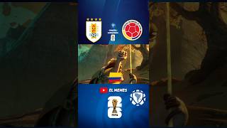 Se ven las caras de nuevo 😈colombia uruguay eliminatorias fyp worldcup elmemes memes futbol [upl. by Gaylor865]