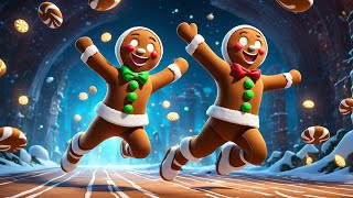 Gingerbread Man Rhyme Song  Fun Nursery Rhyme with Lyrics for Kids  Educational Kids Songs [upl. by Dibbell]