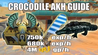 Runescape 3 Crocodile Akh Slayer Guide  Soul Devourers  750k Melee Exph  680k Slayer exph [upl. by Mathi761]