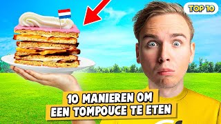 10 MANIEREN OM EEN TOMPOUCE TE ETEN [upl. by Nairadal]