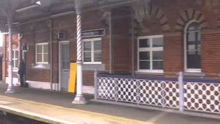 Herne Bay Station Kent  arrival and departure west [upl. by Ruben]