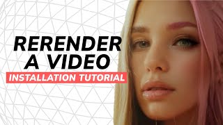 RerenderAVideo Windows Installation Tutorial [upl. by Heyde721]