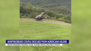 Murfreesboro couple rescued from Hurricane Helene [upl. by Garneau889]