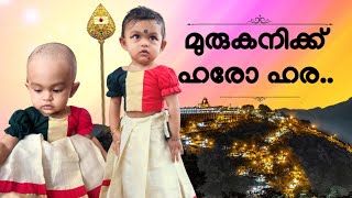 പഴനിമല ആണ്ടവന് മുടി സമർപ്പിച്ച് ധ്വനികൃഷ്ണ  MRIDVA [upl. by Lletnahc]