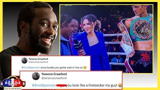 SHOCKING TERENCE CRAWFORD REACTION TO ERROL SPENCE VS SEBASTIAN FUNDORA ALREADY BEING PLANNED TEXAS [upl. by Aurel543]