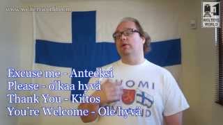 Learn Finnish  Basic Phrases for Tourists [upl. by Brinkema3]