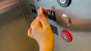 MEI Hydraulic Elevators at Metrotown Skytrain Station in Burnaby BC [upl. by Siri]