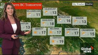 Kristi Gordon  Global BC  Weather  Wednesday October 9 2024 [upl. by Enilrek158]