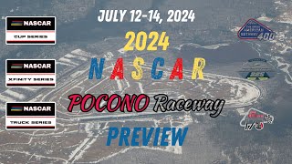 2024 NASCAR Pocono Race Preview [upl. by Bulley172]