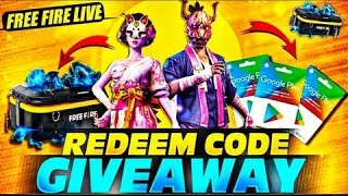 FREE FIRE LIVE CUSTOM ROOM GIVEAWAY  FF LIVE TEAM CODE GIVEAWAY  FF LIVE GIVEAWAY [upl. by Nairrod255]