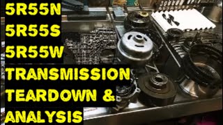 5R55S Teardown 5R55W Disassembly amp 5R55 Fault Analysis Rebuild BF Falcon FG Falcon Ranger Mazda BT50 [upl. by Aloisia]