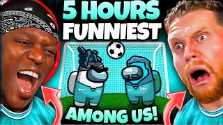 5 HOURS OF SIDEMEN AMONG US BEST VIDEOS [upl. by Castera4]