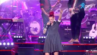 Zhana Bergendorff – Самурай Live  CocaCola Happy Energy Tour 2014 Sofia [upl. by Attegroeg]