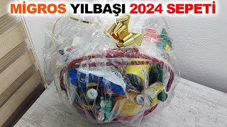 Migros Yılbaşı Paketi 2024  Migros Yılbaşı Paketi İçindekiler  Yılbaşı Sepeti 2024 [upl. by Carpet]