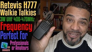 Retevis H777 Walkie Talkies 🔊  LGTV Review [upl. by Urata]