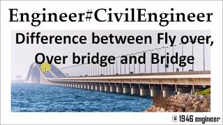 Difference between Bridge Over Bridge and Flyover [upl. by Kimball]