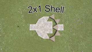 EASY 2X1 SHELL  INNER PEAKS  EASY TO EXPAND  Rust Base Build [upl. by Nivrehs]