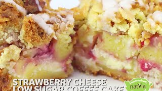 Strawberry Cheese Coffee Cake [upl. by Sturrock]