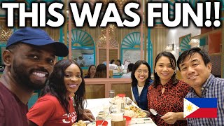 Fun Lunch with Filipino Friends  Capitol Commons  ORTIGAS  Philippines Vlog [upl. by Silvia286]