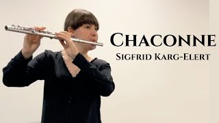 Chaconne S KargElert Nikka Gershman flute [upl. by Harl]