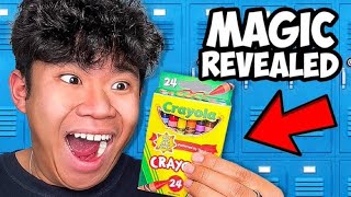 5 EASY MAGIC TRICKS FOR SCHOOL  Magic Revealed [upl. by Fineman]