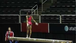 Gabrielle Douglas  Balance Beam  2012 US Olympic Trials Podium Training [upl. by Amero]