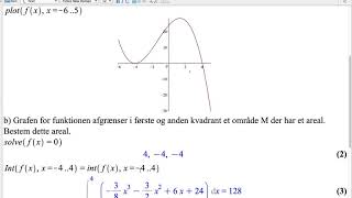 Integralregning i maple [upl. by Rawna305]