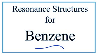 How to Draw the Resonance Structures for Benzene C6H6 [upl. by Ambrosine134]