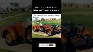 1924 HispanoSuiza H6C Tulipwood Torpedo Nieuport [upl. by Arondel]