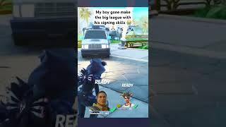 Yall think he gonna make it big fortnite fortnitebattleroyale fortniteclips singing [upl. by Aronal5]