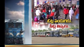 Consecutive Holidays Making It Tough for Voters  to Make Journey from Hyderabad [upl. by Deanna879]