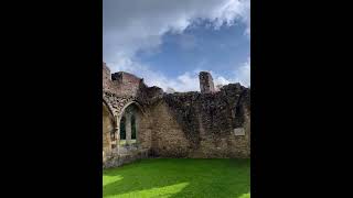 Playing in the ruins at Netley Abbey  no crowds historical ruins medieval [upl. by Julienne]