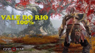 God of War  VALE DO RIO 100  Localizaçao todos os itens coletaveis Corvos Baus Artefatos [upl. by Bannon]