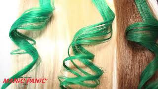 Cómo usar un tinte verde fantasía en cabellos de diferentes bases Manic Panic Venus Envy [upl. by Aivle]