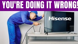 How To Fix Hisense TV is Not Turning On amp On Red Light Blinking  Hisense TV Black Screen [upl. by Crichton]