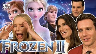 Frozen 2 World Premiere Interviews  Cast Old amp New [upl. by Atiuqes]