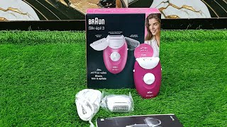 Best quality Braun 3410 hair removal silkepil top quality electric imported epilator in Pakistan [upl. by Nylzzaj]