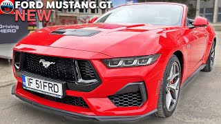 All New FORD MUSTANG GT Convertible 2025  FIRST LOOK amp Quick SPIN [upl. by Schurman]