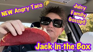 Jack in the Box NEW Angry Taco amp Gossip Chit Chat Let’s EAT mukbang foodie jackinthebox fun [upl. by Erbas336]